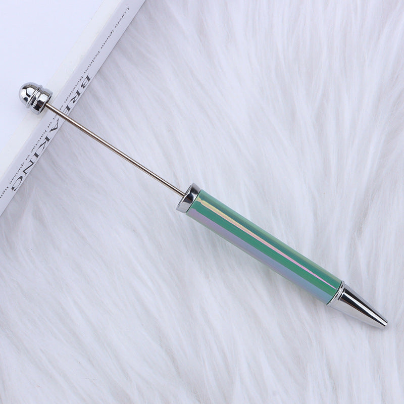 Wholesale Beadable Pens Diy UV Electroplating Seven Color Ballpoint Pen